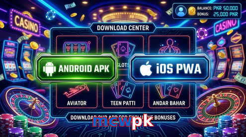 Main screen of Mcwpk download page for PK players